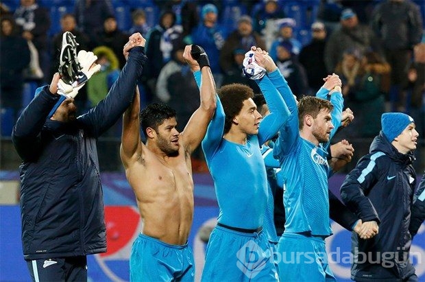 Zenit, şampiyonlar ligi'nde üçte üç yaptı