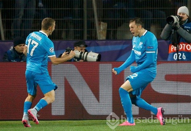 Zenit, şampiyonlar ligi'nde üçte üç yaptı