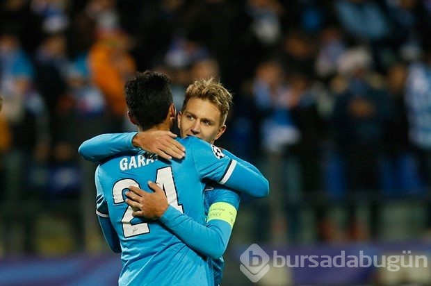 Zenit, şampiyonlar ligi'nde üçte üç yaptı