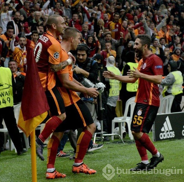 Galatasaray-Benfica maçından kareler