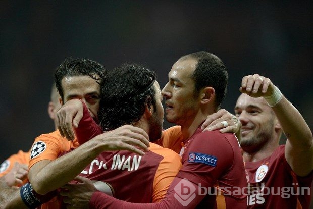 Galatasaray-Benfica maçından kareler