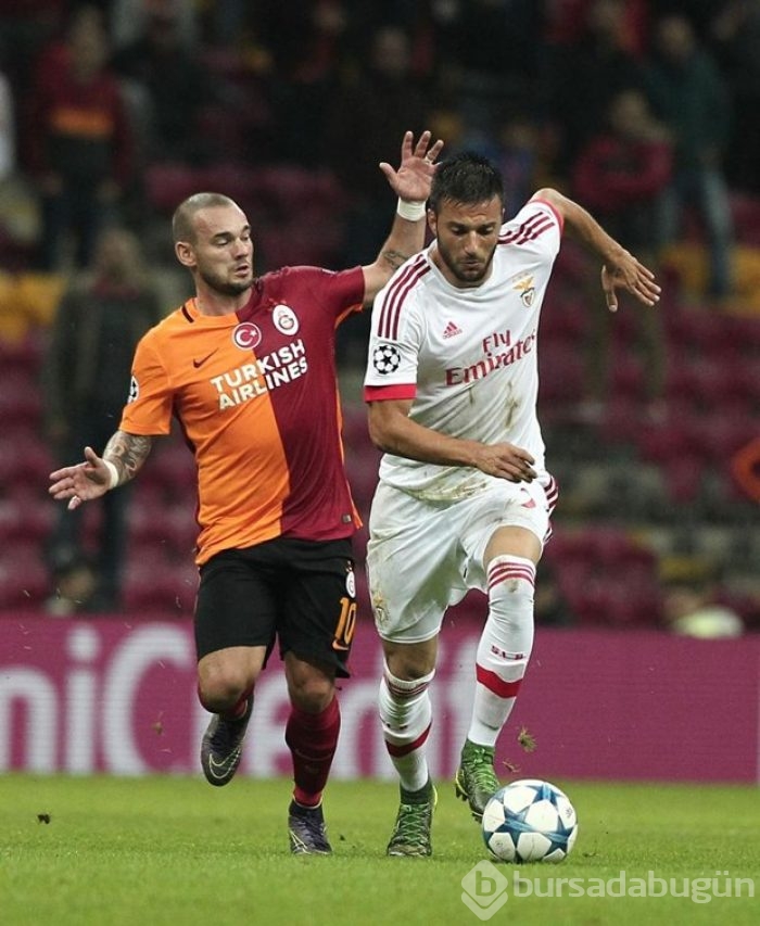 Galatasaray-Benfica maçından kareler
