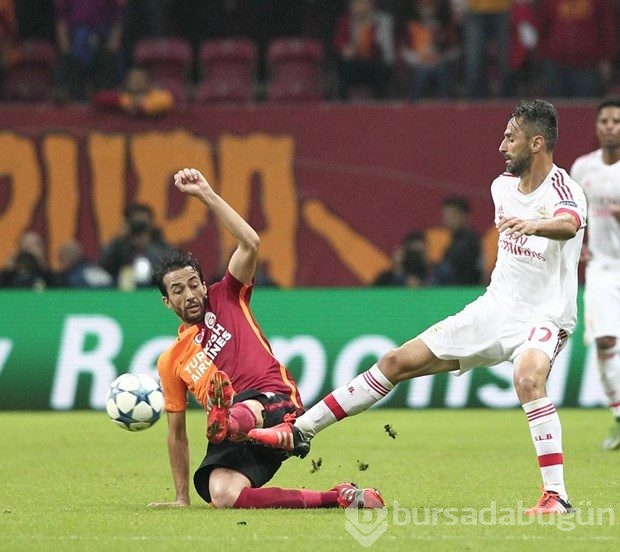 Galatasaray-Benfica maçından kareler