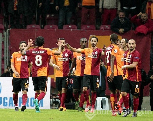 Galatasaray-Benfica maçından kareler