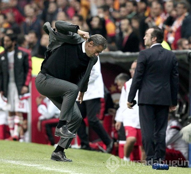 Galatasaray-Benfica maçından kareler