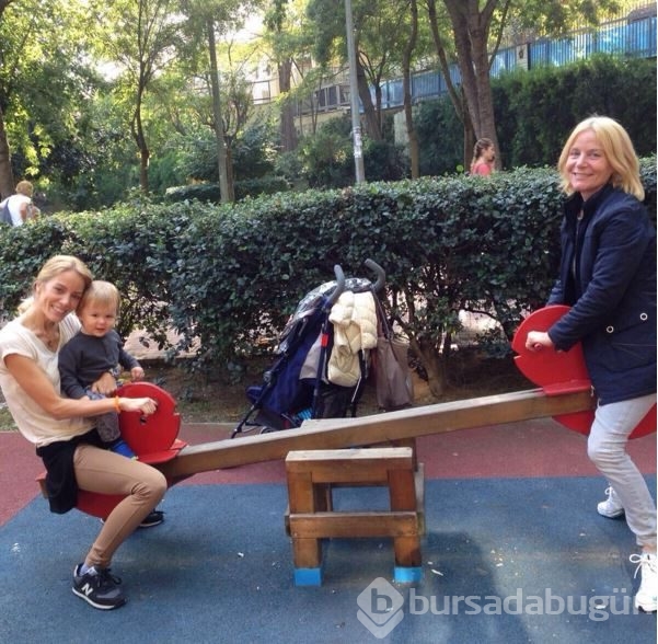 Bade İşçil'in park keyfi