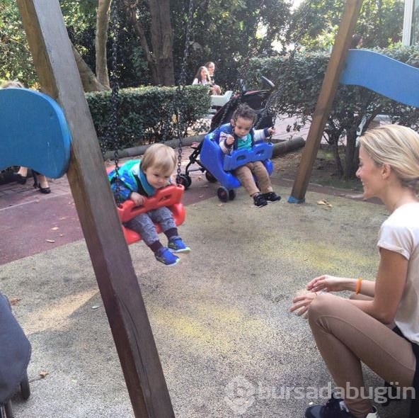 Bade İşçil'in park keyfi