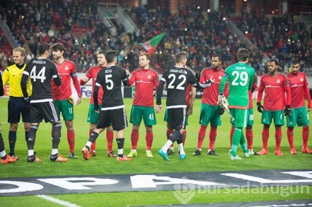 Lokomotiv Moskova-Beşiktaş karşılaşmasından kareler