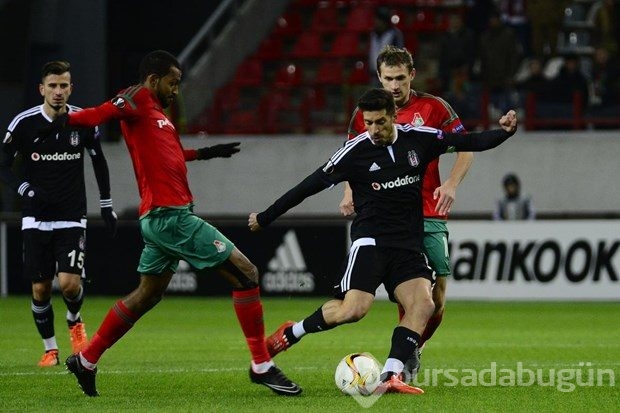 Lokomotiv Moskova-Beşiktaş karşılaşmasından kareler