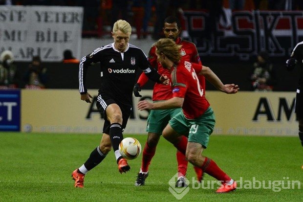Lokomotiv Moskova-Beşiktaş karşılaşmasından kareler