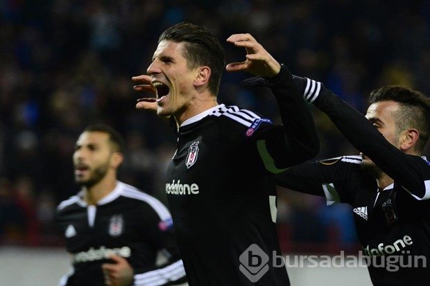 Lokomotiv Moskova-Beşiktaş karşılaşmasından kareler