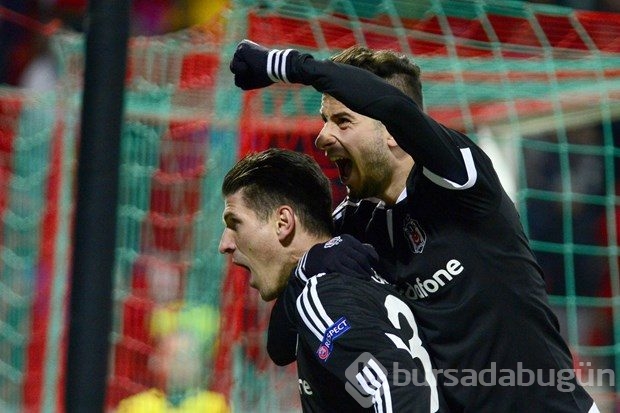 Lokomotiv Moskova-Beşiktaş karşılaşmasından kareler