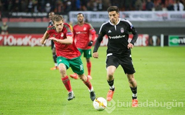 Lokomotiv Moskova-Beşiktaş karşılaşmasından kareler