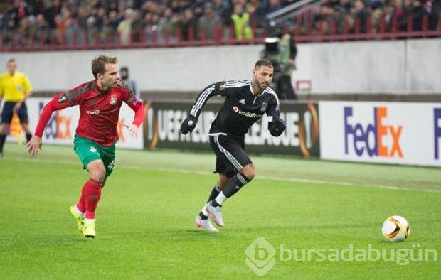 Lokomotiv Moskova-Beşiktaş karşılaşmasından kareler
