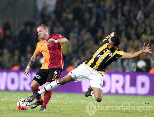 Fenerbahçe - Galatasaray derbisinden kareler