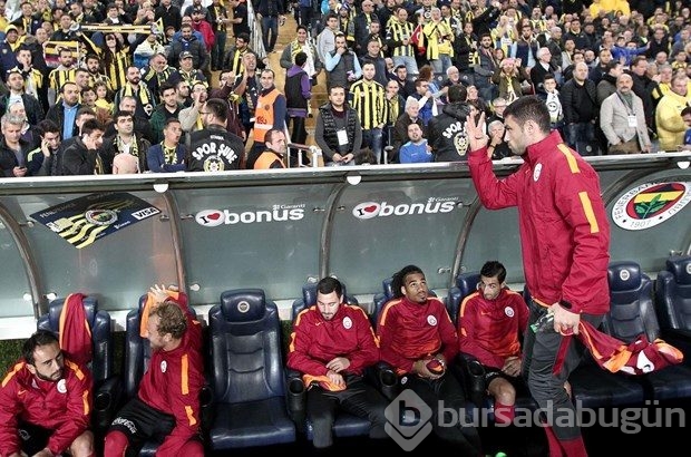 Fenerbahçe - Galatasaray derbisinden kareler
