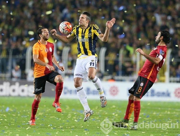 Fenerbahçe - Galatasaray derbisinden kareler