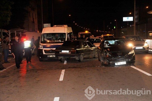 Bursa'da zincirleme trafik kazası