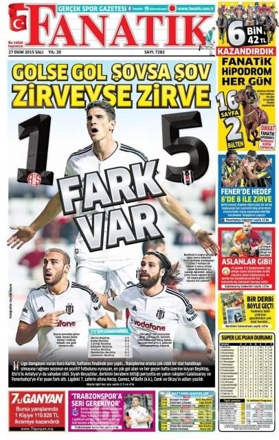 Gazete manşetleri (27 Ekim 2015)