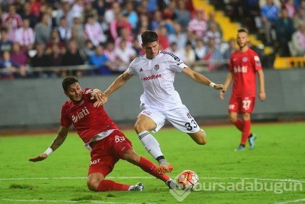 Antalyaspor-Beşiktaş maçından kareler