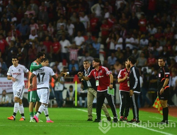 Antalyaspor-Beşiktaş maçından kareler