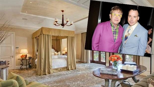 Elton John ve eşi David Furnish'in muhteşem villası