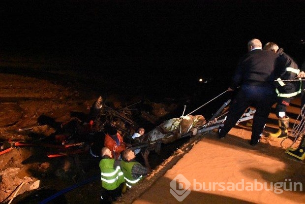 Sel sularına kapılan TIR sürücüsü öldü