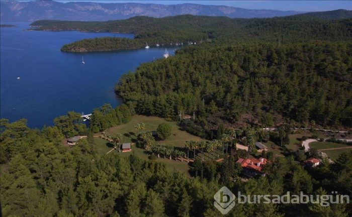 Muğla'nın doğal güzellikleri havadan görüntülendi