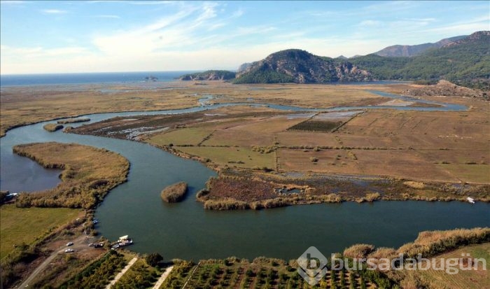 Muğla'nın doğal güzellikleri havadan görüntülendi