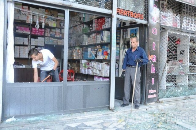 Silopi'deki patlamadan kareler...