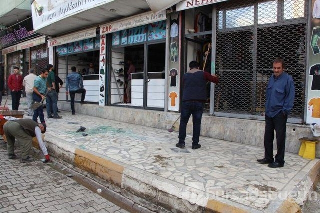 Silopi'deki patlamadan kareler...