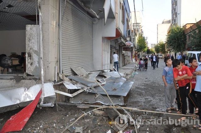 Silopi'deki patlamadan kareler...