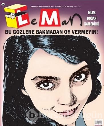 Günün kapağı... Bu gözlere bakmadan oy vermeyin!