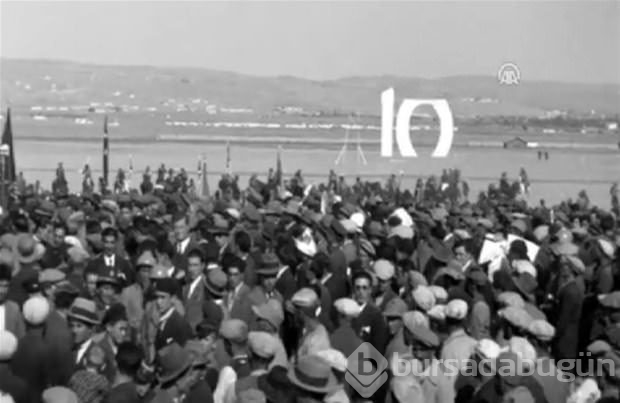 Cumhuriyetin 10. yılı kutlamaları ilk kez yayınlandı