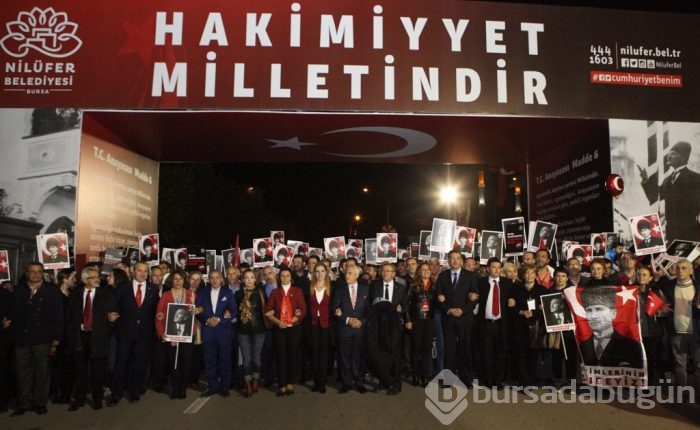Nilüfer'de Cumhuriyet bir başka kutlanır ...
