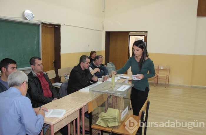 Bursa'da seçim manzaraları
