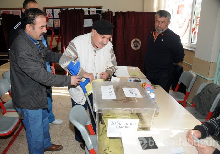 Bursa'da seçim manzaraları