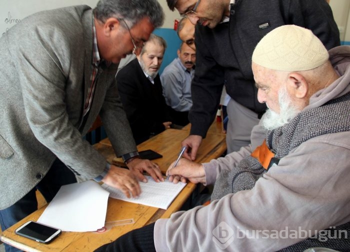 Bursa'da seçim manzaraları
