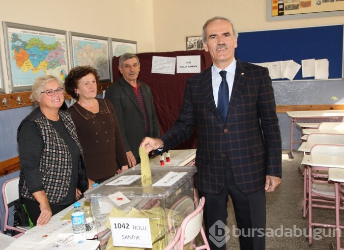 Bursa'da seçim manzaraları