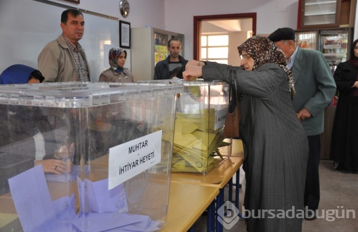Bursa'da seçim manzaraları