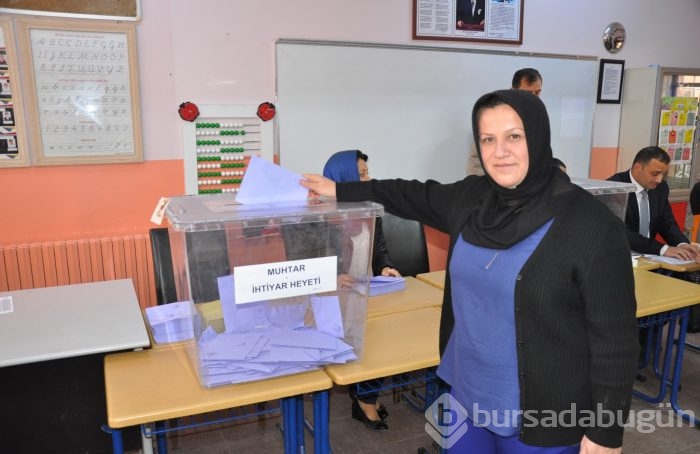 Bursa'da seçim manzaraları