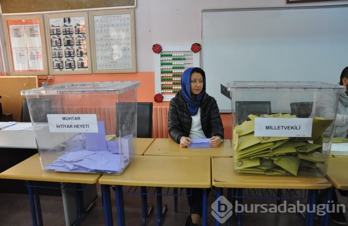 Bursa'da seçim manzaraları