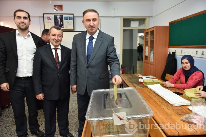 Bursa'da seçim manzaraları