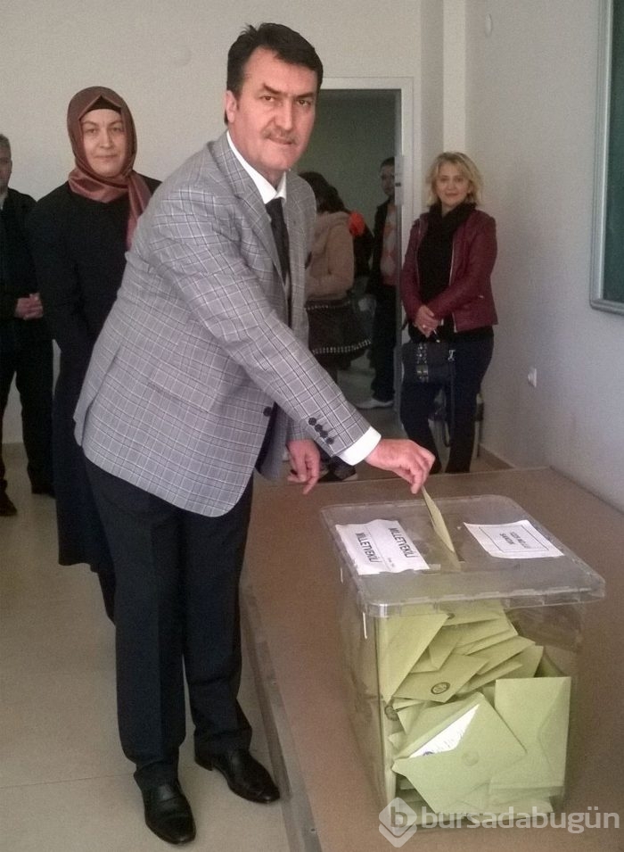 Bursa'da seçim manzaraları
