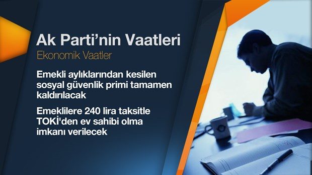 AK Parti'nin vaatleri