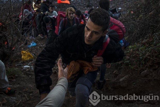 Sığınmacıların Yunanistan'a ayak basışı