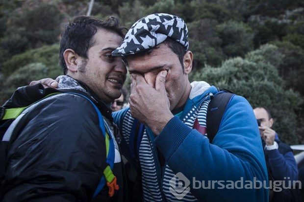 Sığınmacıların Yunanistan'a ayak basışı
