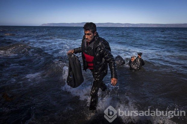 Sığınmacıların Yunanistan'a ayak basışı