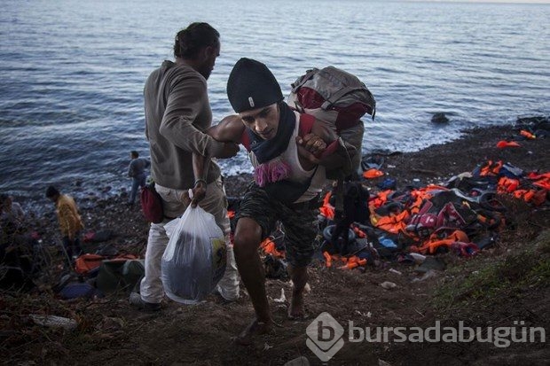Sığınmacıların Yunanistan'a ayak basışı