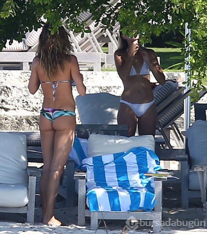 Gisele estetik sonrası paparazzilere yakalandı